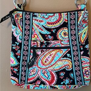 Vera Bradley Parisian Paisley Crossbody Bag w/adjustable Strap